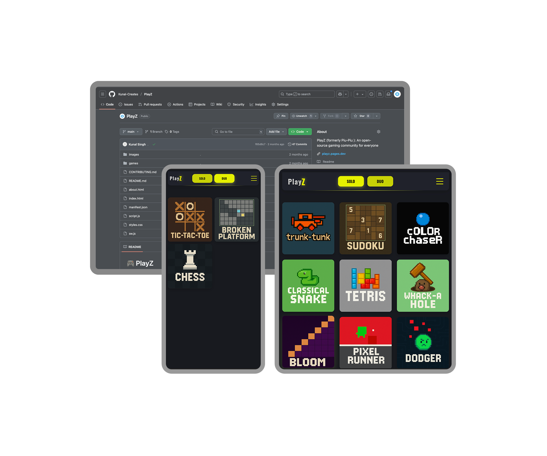 PlayZ Mockup